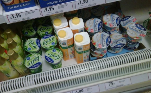 You know Tesco sell kefir in