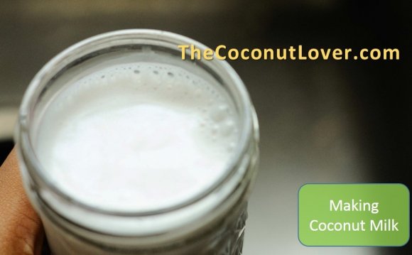 Here is your warm coconut milk