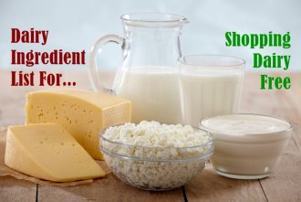 Dairy Ingredient List for Shopping Dairy Free (from the obvious to the obscure! This list will answer your