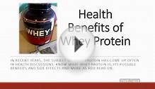 Health Benefits of Whey Protein