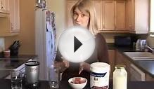 How to Make a raw strawberry yogurt kefir drink