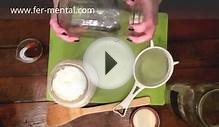 Milk Kefir Part 2 - Separating the Grains, Cream, & Some