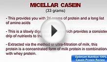 Optimum Nutrition 100% Casein Protein Review
