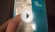 Review So Nice Plus Soy Beverage Fortified lactose casein